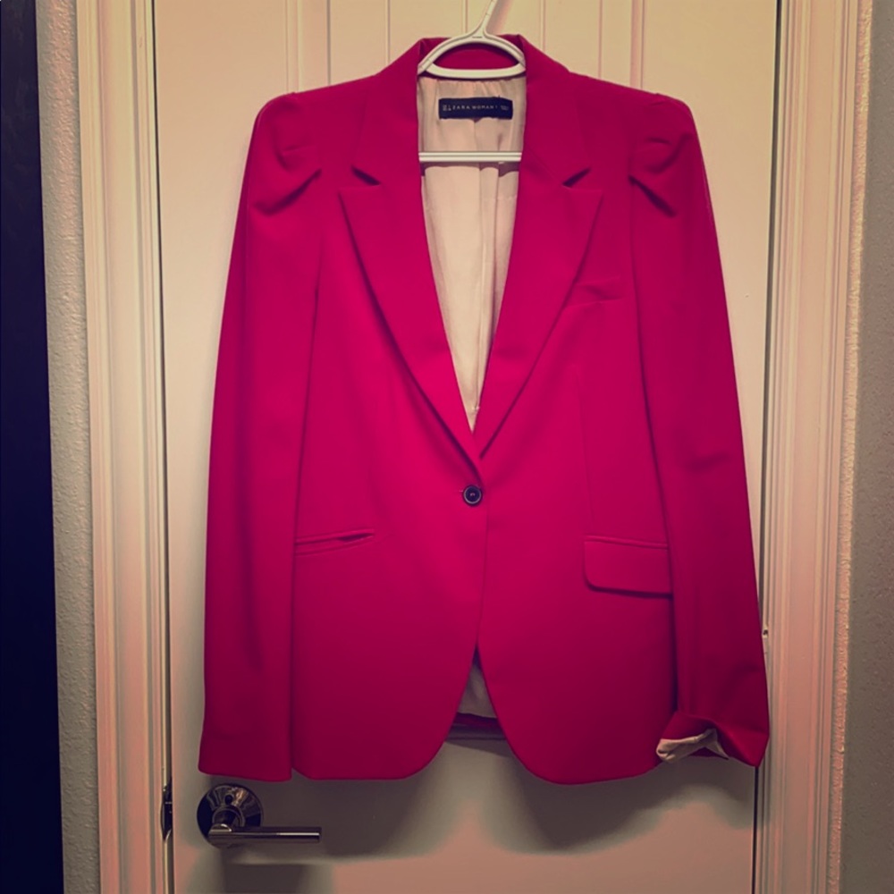 Fuchsia Zara blazer